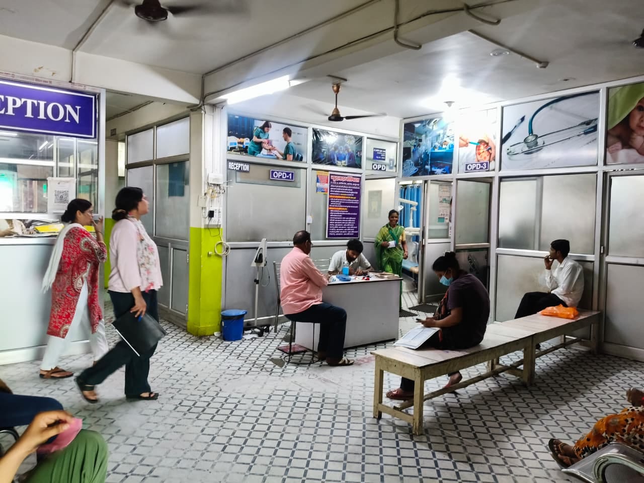 OPD and waiting area